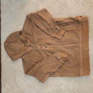 Aerie oversized texture ribbed Henley